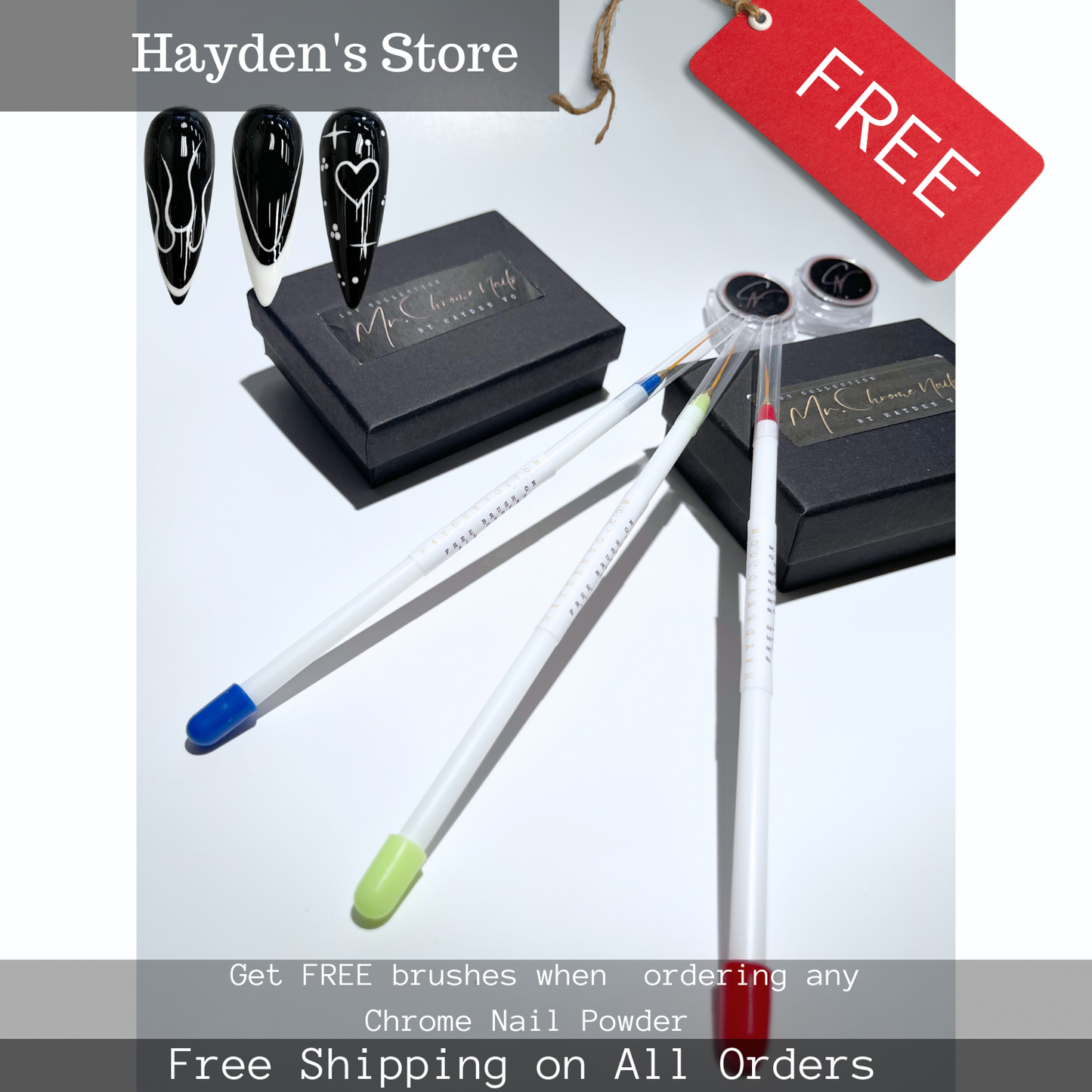 Premium Quality NailArt Brushes Collection by Hayden