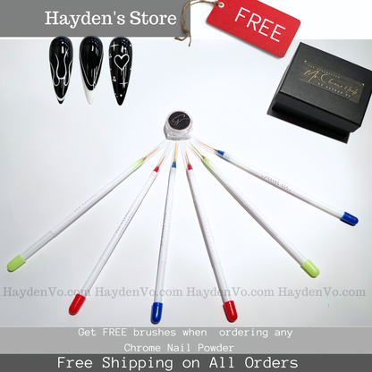 Premium Quality NailArt Brushes Collection by Hayden